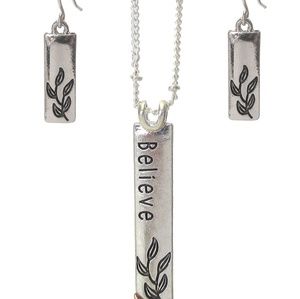 Believe jewelry set
